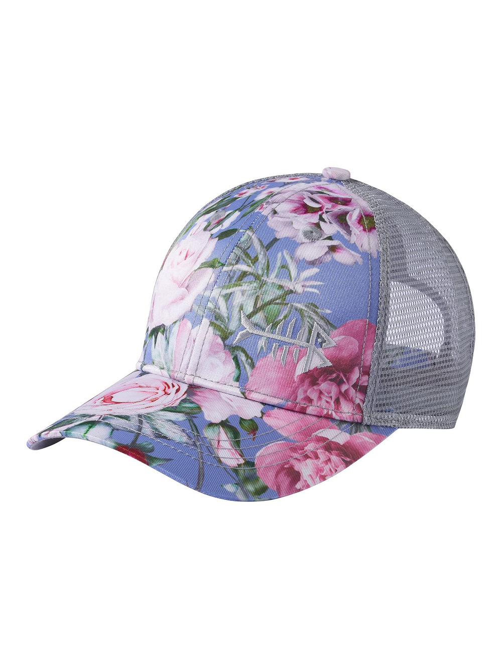 Altimate Fishing Hat Mesh Back for Men Women | Blue Mist, Floral | Size OS